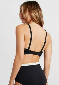 Seafolly DD BIG CUP POPBLOCK WRAP FRONT BRALETTE - Bikini Top - Black -Seafolly Shop 8ada6643552b4a958421363763d90006