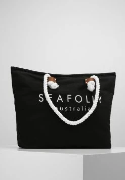 Seafolly SHIP SAIL TOTE - Beach Accessory - Black