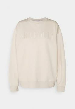 Seafolly BEACH EDIT LEISURE CREW - Pyjama Top - Beige