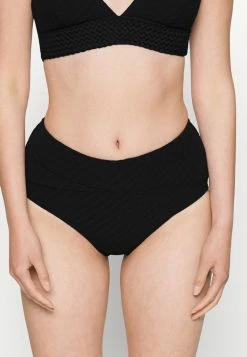 Seafolly WILLOW HIGH WAIST PANT - Bikini Bottoms - Black