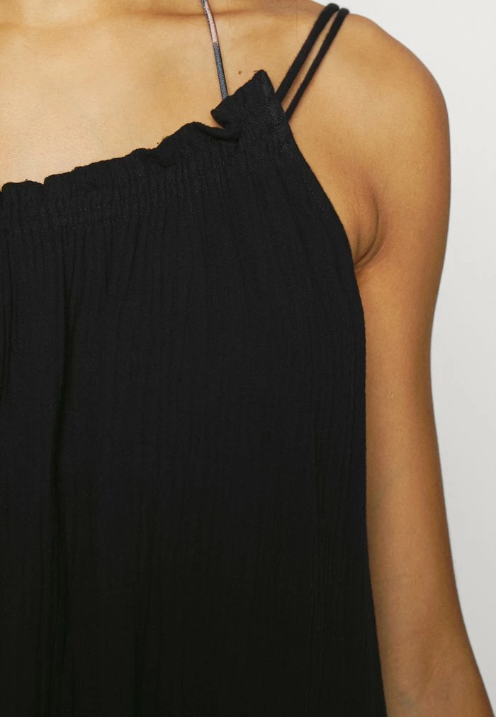 BEACH SOLEIL DOUBLE CLOTH DRESS - Beach accessory - black Seafolly BEACH SOLEIL DOUBLE CLOTH DRESS - Beach Accessory - Black -Seafolly Shop 92f3a56be55b43edae14b88522b4fb38