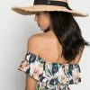 Seafolly SHADYLADYRAFFIA PANAMA HAT - Hat - Natural