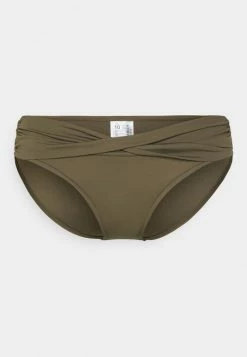 Seafolly COLLECTIVE TWIST BAND HIPSTER - Bikini Bottoms - Dark Olive