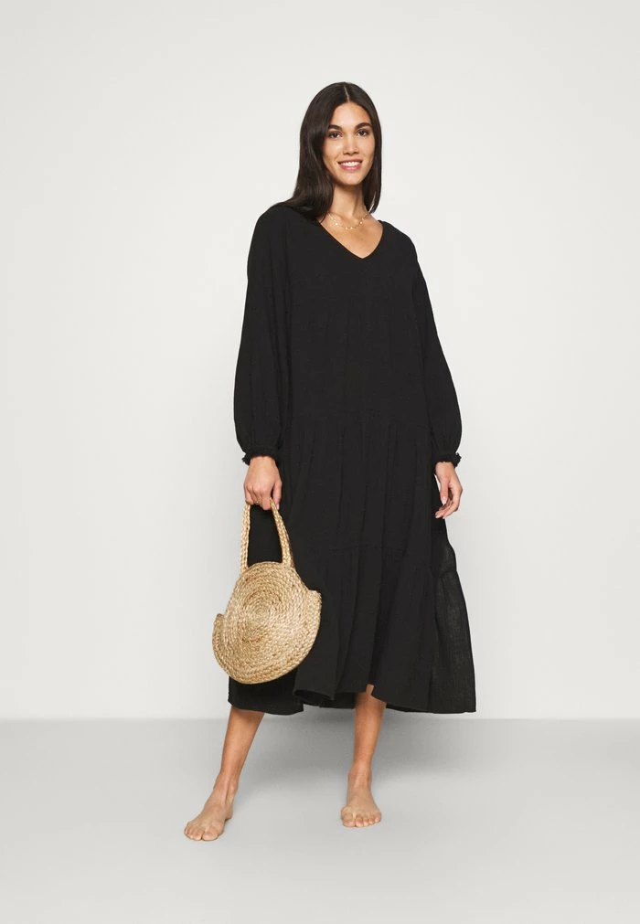 BEACH EDIT HABITAT DRESS - Beach accessory - black Seafolly BEACH EDIT HABITAT DRESS - Beach Accessory - Black -Seafolly Shop a1b5fad602314de2b993a9434ede3f47