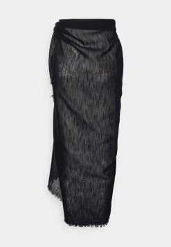 Seafolly BEACH ESSENTIALS ACCESSORIES TEXTURED BEACH WRAP - Beach Accessory - Black -Seafolly Shop a1cbd93d46224dc5a86c8c44c5a67664