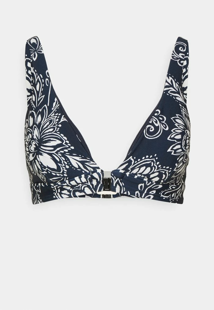 FOLKLORE LONGLINE - Bikini top - true navy Seafolly FOLKLORE LONGLINE - Bikini Top - True Navy -Seafolly Shop a1f9a13e6a0e4f97bde2877a84b5e3e4