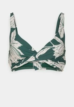 Seafolly FLEUR DE BLOOM WRAP FRONT BRA - Bikini Top - Evergreen -Seafolly Shop a2de75967d064c22a686eeee08eb644f