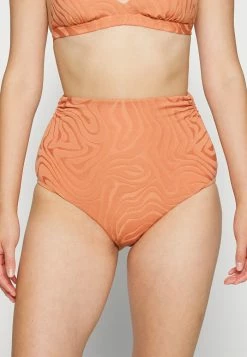 Seafolly SECOND WAVE HIGH WAIST PANT - Bikini Bottoms - Copper Tan