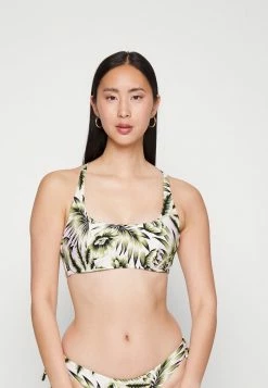 Seafolly ISLAND IN THE SUN DD SCOOP NECK HALTER - Bikini Top - Avocado