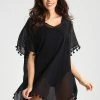 Seafolly AMNESIA KAFTAN - Beach Accessory - Black