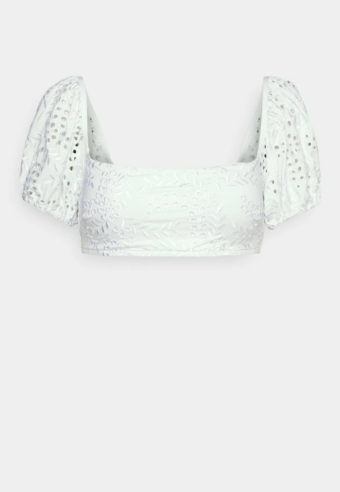 COSTA BELLA PUFF SLEEVE BANDEAU - Bikini top - white Seafolly COSTA BELLA PUFF SLEEVE BANDEAU - Bikini Top - White -Seafolly Shop a70244b554984d8c854b68d4acda5f1b