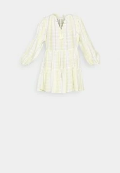 Seafolly BEACH EDIT TEXTURED GINGHAM TIERED DRESS - Beach Accessory - Wild Lime -Seafolly Shop ae82d9c3322f421f8e3b200ca4dc288f