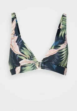 Seafolly TROPICAL PRINT TRIANGLE - Bikini Top - True Navy