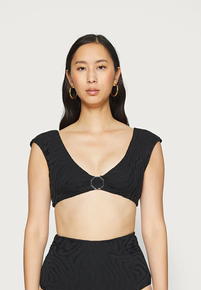 SECOND WAVE CAP SLEEVE - Bikini top - black Seafolly SECOND WAVE CAP SLEEVE - Bikini Top - Black -Seafolly Shop b0a9fa3cddea4ef0bb1d4413bc87d02a