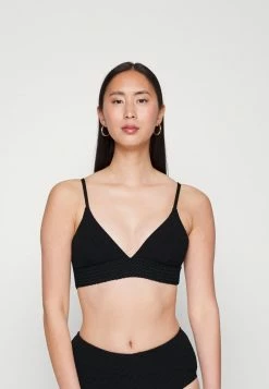 Seafolly WILLOW BANDED BRALETTE - Bikini Top - Black