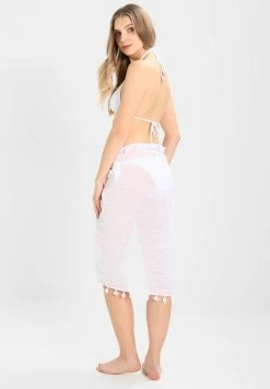 Seafolly BEACH BASICS SARONG - Beach Accessory - White -Seafolly Shop b323f08d257e4af796413874af6dc60a