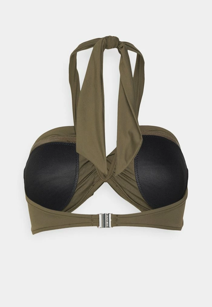 COLLECTIVE HALTER BANDEAU - Bikini top - dark olive Seafolly COLLECTIVE HALTER BANDEAU - Bikini Top - Dark Olive -Seafolly Shop b83e0e1ba35f4e11b6609b54d336486b