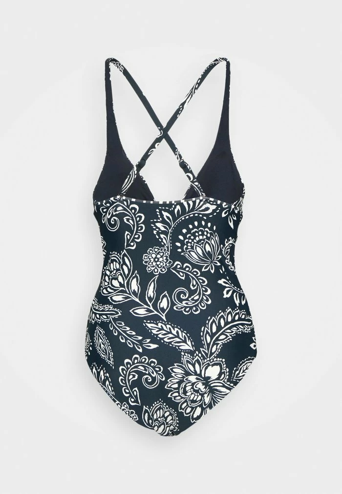 FOLKLORE ONE PIECE - Swimsuit - true navy Seafolly FOLKLORE ONE PIECE - Swimsuit - True Navy -Seafolly Shop b8601406a40c448e8c4af9527766044c