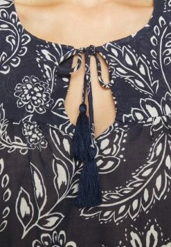 Seafolly FOLKLORE MIDI DRESS - Beach Accessory - True Navy 5 Seafolly FOLKLORE MIDI DRESS - Beach Accessory - True Navy -Seafolly Shop c06e4c41146d41efac13f65567dcc718