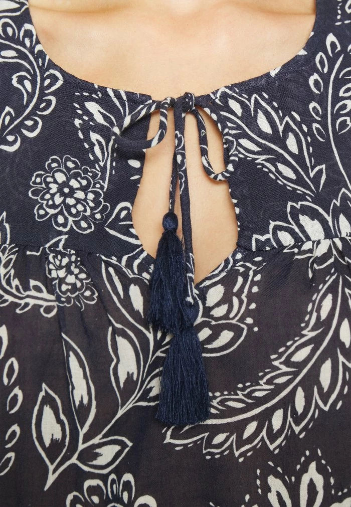 FOLKLORE MIDI DRESS - Beach accessory - true navy Seafolly FOLKLORE MIDI DRESS - Beach Accessory - True Navy -Seafolly Shop c06e4c41146d41efac13f65567dcc718