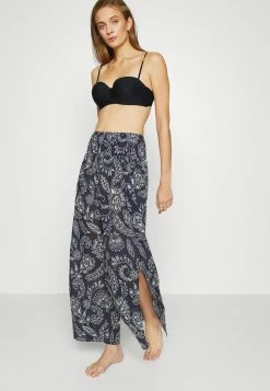 Seafolly FOLKLORE SHIRRING PANT - Beach Accessory - True Navy -Seafolly Shop c2808cd876f04453bfcabc4afcd7a851