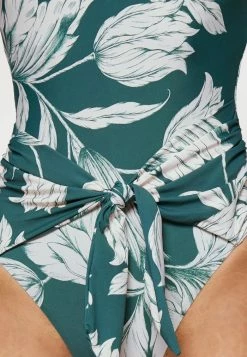 Seafolly FLEUR DE BLOOM BANDEAU ONE PIECE - Swimsuit - Evergreen -Seafolly Shop c3dd5caf8cea4bbeb533413bc63e49d8