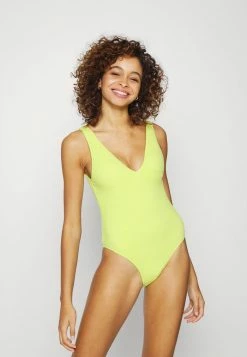Seafolly DIVE DEEP V NECK ONE PIECE - Swimsuit - Wild Lime
