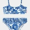 Seafolly SHIRRED - Bikini - Marina Blue