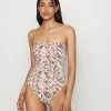 Seafolly POOLSIDE BANDEAU ONE PIECE - Swimsuit - Sepia