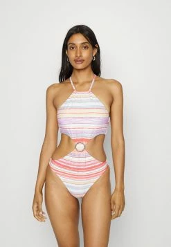 Seafolly CAPSULE AURORA SKIES HIGH NECK ONE PIECE - Swimsuit - Multi-coloured