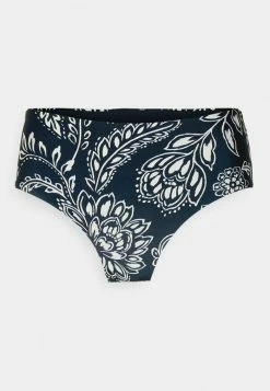 Seafolly FOLKLORE WIDE SIDE RETRO - Bikini Bottoms - True Navy -Seafolly Shop d75cddc207a54b34be276ba3286edf73