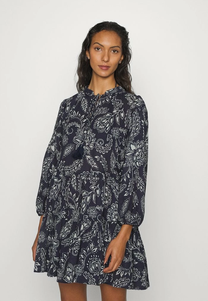 FOLKLORE TIERDRESS - Beach accessory - true navy Seafolly FOLKLORE TIERDRESS - Beach Accessory - True Navy -Seafolly Shop dd8fa6420f6247a8affd1718279970f7