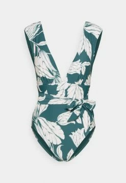 Seafolly FLEUR DE BLOOM V NECK ONE PIECE - Swimsuit - Evergreen -Seafolly Shop e40be615a385442a9040c20953f89bbb