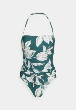 Seafolly FLEUR DE BLOOM BANDEAU ONE PIECE - Swimsuit - Evergreen -Seafolly Shop e70961a0538f453ab88bd4ae1ba9e770