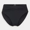 Seafolly COLLECTIVE HIGH WAIST WRAP FRONT PANT - Bikini Bottoms - Black