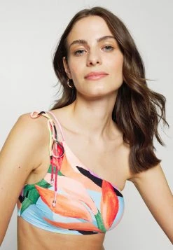 Seafolly TROPFEST ONE SHOULDER TOP WITH TIE - Bikini Top - Aquamarine 3 Seafolly TROPFEST ONE SHOULDER TOP WITH TIE - Bikini Top - Aquamarine -Seafolly Shop eaf2f6de315b411895479d091772e980