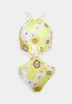 Seafolly SUMMER OF LOVE HIGH NECK ONE PIECE - Swimsuit - Wild Lime