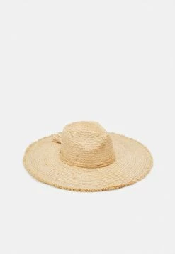 Seafolly SHADY LADY FRINGE TIE HAT - Beach Accessory - Natural