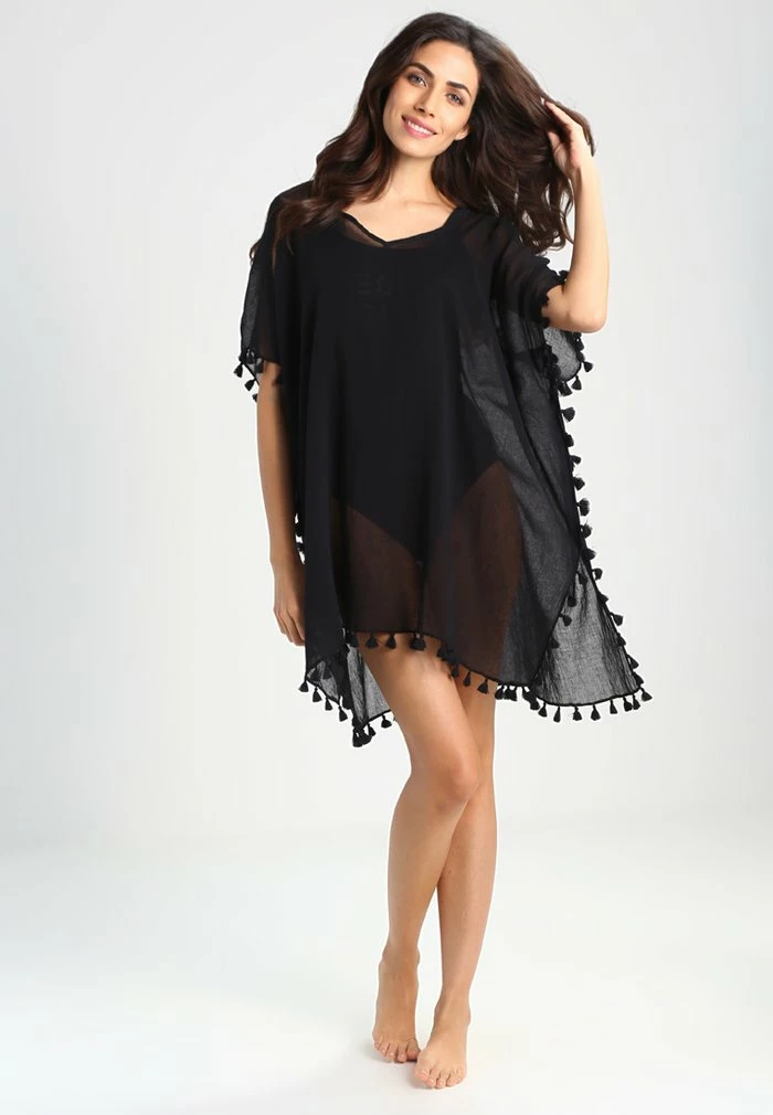 AMNESIA KAFTAN - Beach accessory - black Seafolly AMNESIA KAFTAN - Beach Accessory - Black -Seafolly Shop f180285934ca417fad50654123f4988c