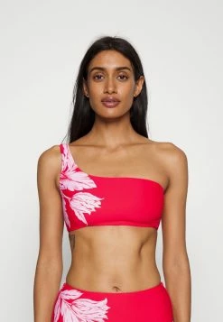 Seafolly FLEUR DE BLOOM ONE SHOULDER - Bikini Top - Chilli Red