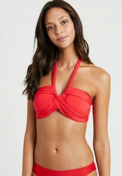 Seafolly BANDEAU - Bikini Top - Red Hot