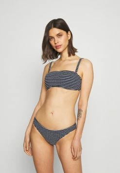 Seafolly SEASIDE STRIPE BANDEAU BRA - Bikini Top - True Navy