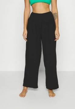 Seafolly BEACH EDIT SHIRRING PANT - Beach Accessory - Black