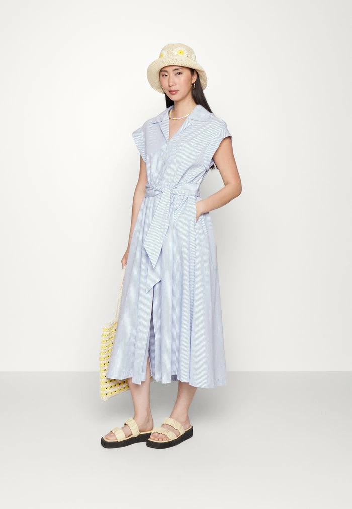 BEACH EDIT HENLEY STRIPE SUNDAY DRESS - Beach accessory - blue/white Seafolly BEACH EDIT HENLEY STRIPE SUNDAY DRESS - Beach Accessory - Blue/white -Seafolly Shop f400798edb5d49bb8f1ddd4ffdbc9149