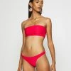 Seafolly ESSENTIALS TUBE TOP HIGH CUT PANT SET - Bikini - Chilli