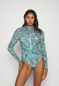 Seafolly WILD AT HEART - Swimsuit - Evergreen