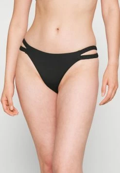 Seafolly COLLECTIVE GATHERED TAB - Bikini Bottoms - Black