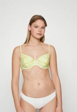 Seafolly AMALFI CHECK UNDERWIRE - Bikini Top - Lime Light