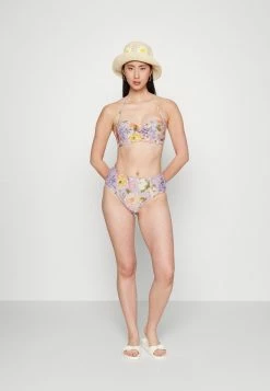 Seafolly PARADISE GARDEN BUSTIER BANDEAU - Bikini Top - Lilac