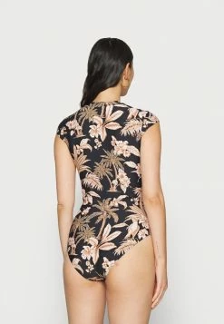 Seafolly CASTAWAY ZIP FRONT ONE PIECE - Swimsuit - Black -Seafolly Shop ffbe803cb88d4b9db2bc66bc98160552